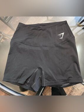 Gymshark Black High-Waist Women’s Bike Shorts